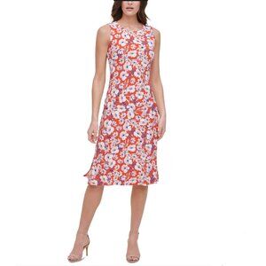 TOMMY HILFIGER Sleeveless Floral Midi Dress. Size 12